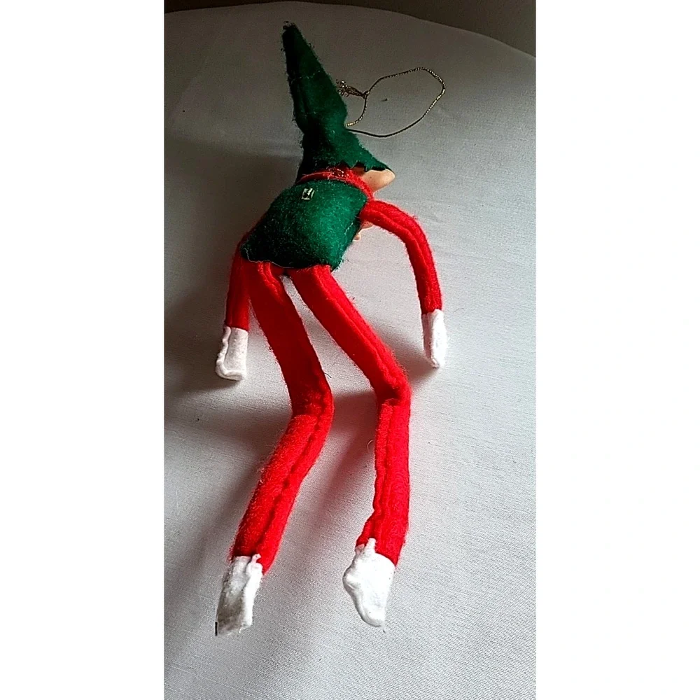 VTG Classic Knee-Hugger Elf On A Shelf Pixie Christmas Holiday Decoration 12